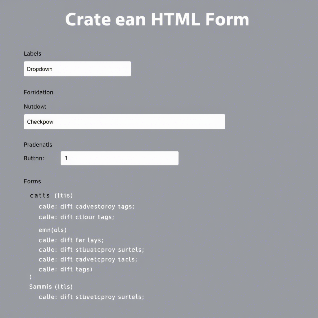 دليل شامل لإنشاء نموذج (Form) في HTML 1 333