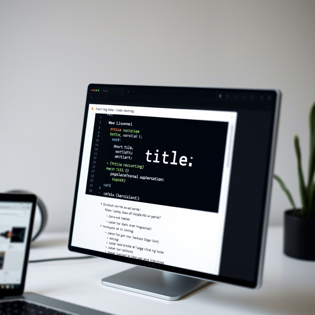 كيفية استخدام وسم العنوان <title> في HTML لتحسين تجربة المستخدم وتحسين محركات البحث (SEO) في HTML لتحسين تجربة المستخدم وتحسين محركات البحث (SEO)</title> 1 43