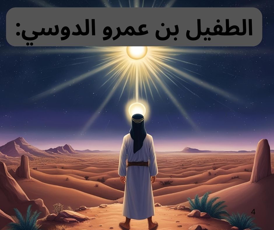 الطفيل بن عمرو الدوسي: من ظلمات الجاهلية إلى نور الإسلام وآية تهدي 1 4 1
