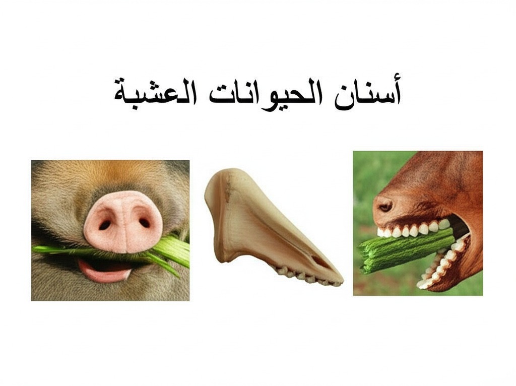 بحث حول أسنان الحيوانات العاشبة 1 Generated Image May 31 2025 3 03PM